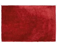 Beliani Tappeto Shaggy Rosso 160 x 230 cm Evren