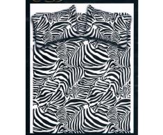 Completo letto matrimoniale Fantasia ZEBRA Cotone 100%