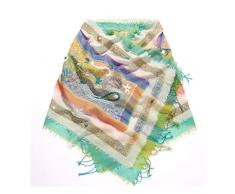 KJYR Creativo Scialli di Lana involontaria, Fatti a Mano a Mano allUncinetto Aperto Anteriore Poncho Sciarpe Calda Coperta Cloak Cardigan Sciarpa, for Ladies Ufficio Viaggio Regalo