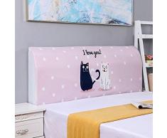 OOFAYWFD Copri/Fodera +Testata+per+Letto Anti-Polvere Protettore Copertura per Testata Letto Singolo/matrimonial del Copertura Addensare Stile Europeo Stretchable Lavabile. (Color : T, Size : 150cm)