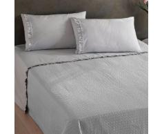 Lisola - Trapuntino Estivo Leggero Copriletto Primavera, Autunno, Mezza Stagione, Cotone, Anallergico, Letto Singolo 180x270 cm, Made in Italy, Modello Sidney, [Grigio]