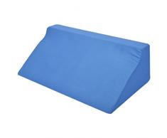 F Fityle Cuscino a Cuneo, Triangolo Morbido con Lavabile, Comodo Sostegno per Le, Cunei per la Posizione del, per russare Durante Il, Panno Blu