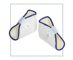 Ortones | Talloniere Antidecubito | Protezione per Piedi, Tallone o Gomito | Stivaletto Antidecubito | Cuscino Antidecubito per Piedi | Protezione del Tallone e del Piede | 1 Paio | Destra e Sinistra