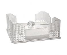 Baci Milano Porta Tovaglioli Napkin Holder Acrylic Bomboniere Matrimonio 20 x 20 x 7,5 EmozionarSi