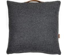 Miqio® Design Copri Cuscino in Feltro con Vera Pelle (Rivestimento Cuscino Turku) cm 45x45
