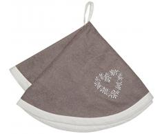 Lovely Casa Manoir strofinaccio parap diam 60Â Cotone Spugna 60Â x 60Â cm