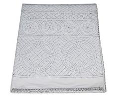 Yuvancrafts Indiano Handmade Bella Kantha Quilt Puro Cotone Tradizionale Stampa Queen Trapunta Coperta copriletto copriletto