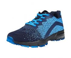 WINZYU Scarpe da Ginnastica Donna Cuscino dAria Uomo Respirabile Running Sneaker Blu 37 EU