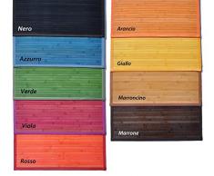 CASA TESSILE bambù Liscio Tappeto cm 70x140 - Viola