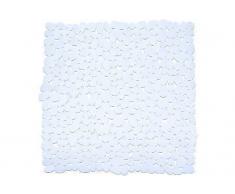 Wenko 20277100 Tappeto doccia Paradise bianco - Rutschstopp, Saugnäpfe, Materiale plastico, Bianco