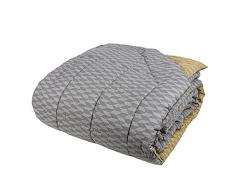 TWEED Trapunta -2 piazze-GRIGIO/SENAPE