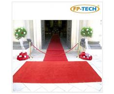 TAPPETO NUZIALE ROSSO PASSATOIA PER MATRIMONIO CERIMONIA EVENTO NATALE CHIESA AL METRO