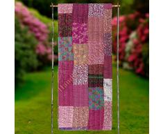 Handicraft Bazarr Trapuntini stampa a mano cachemire coperta hippie vintage copriletto Gudrrie copriletto in seta Patola coperta coperta patchwork design stampato copriletto