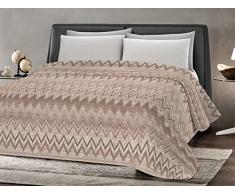 Banzaii Trapuntino Mezza Stagione, Autunnale, Primaverile Copriletto Trapuntato Imbottito Matrimoniale 250x260 cm Giorgia Rosa Made in Italy