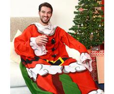 Snug Rug - Coperta con maniche, Babbo Natale Santa
