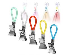 MWOOT Porta Asciugamani, 30 Pacco Clips per Strofinacci,Clip per Appendere Tessuti Appendini Gancio per Casa Cucina Bagno Armadi Asciugamani Appesi