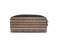FANTAZIO Astuccio portapenne con motivo a tappeto africano