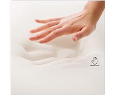 miasuite i sogni italiani Cuscino Memory Foam H 15 CM SAPONETTA Lavabile 100% Ortopedico Anallergico