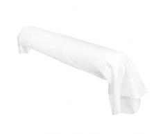 Linnea Federa per Cuscino alla Francese Cotone Uni 230X43 - Bianco