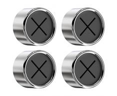 Uktunu 4 pezzi Premium Asciugamani Morsetto Gancio Porta Asciugamani Autoadesivo Porta Strofinacci Cucina Portasciugamani Appendini Senza Foratura Gancio per Bagno, Cucina e famiglia - Bianco Sporco