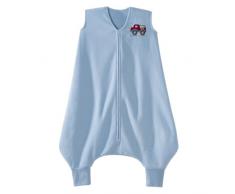 Halo - Tutina/Copertina in pile per bambini, Blu (Blue Truck), 2-3 anni