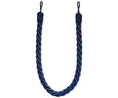 Jones Interiors-Reef corda intrecciata, con fermatenda laterale, colore: blu Navy