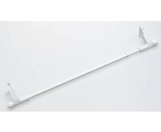 Montaggio Senza forature Bacchetta Estensibile Senza attacchi Bianco 50-80 cm Home Maison Press /& Go