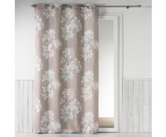 Douceur d’Intérieur - Tenda con occhielli, in poliestere, dimensioni: 140 x 260 cm, ceramica, lino, 140x1x260 cm