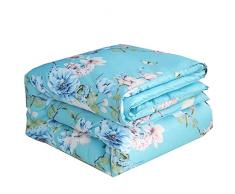 Piumone ，piumino Estivo Matrimoniale， Una Piazza E Mezza ，letto Singolo， Uomo ，donna ，stampa ，fodera In Puro Cotone，trapunta piumini 4 stagioni Quilting Batting，quilt ( Color : #9 , Size : 180x220cm )