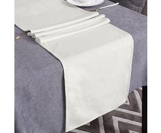 WAITER TREE Runner da Tavolo Moderno Runner per Cucina Impermeabile Decorazione per Casa Sala da Pranzo Letto Caffetteria (Beige, 35x180cm)