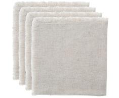 Tovaglioli di stoffa di tessuto resistente di cotone e tovaglioli di lino delicati tovaglioli di cotone con frangia 18 x 18 pollici tovaglioli di stoviglie multifunzionali tovaglioli di stoffa morbida