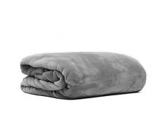 Pink Papaya Snug Me Supersoft - Morbidissimo e Fantastico Plaid Extra Grande, Effetto Cashmere; 200 x 150 cm; 280g/m² Fleece; Colori Carbone