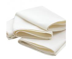 Linenme - Tovaglioli in Cotone e Lino Paula, 49 x 49 cm, 4 pz, Colore Beige