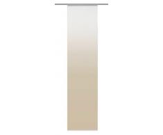 Home fashion Madrid Tenda a Pannello, Poliestere, Sabbia, 245 x 60 cm