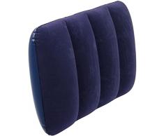 Saraoriginalshop Cuscino Gonfiabile ad Aria Floccato I-Beam Pillow 43x28x9 cm Cuscino Portatile Multifunzionale da Viaggio Camping Mare Aereo e Casa Supporto per la Testa o Schienale
