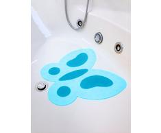 Outlook Design V9G0E00067 Bali Tappeto Antiscivolo per Doccia con Ventose, Azzurro