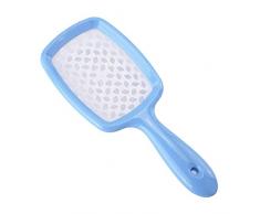 OocciShopp Pettini a Cuscino dAria a Denti Larghi Pettine per Massaggio del Cuoio capelluto Spazzola per Capelli Che Scava Fuori Il Salone di casa Strumento per Parrucchieri Fai da Te (Blu)