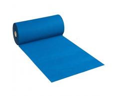 emmevi Tappeto Moquette al Metro H100 Cm Interno Esterno Passatoia Negozio Chiesa MOD.AGUGLIATO H100 Blu