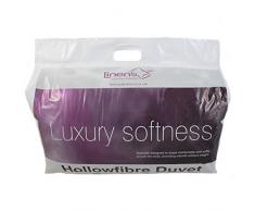 Linens Limited - Piumino in Policotone a Fibra Cava, Anallergico, per Tutte Le Stagioni, 13,5 tog, Singolo