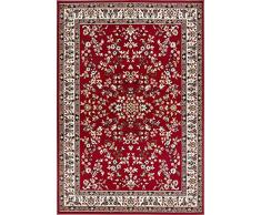 andiamo classic tappeto orientale con motivi e ornamenti orientali 60 x 110 cm rosso