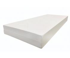 DINAFLEX® Materasso SOTTOCOSTO; 9 Zone 80X190, Completamente SFODERABILE, Alto 23 CM in Poliuretano ESPANSO WATERFOAM, Ortopedico Anallergico E ANTIACARO, Fodera Milano Liscia