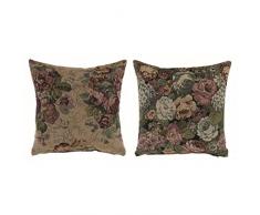 Cuscino Arredo Gobelin Shabby Chic Vintage Floreale Provenzale Decorativo