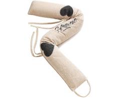 Paraspifferi Isolante per Porte e Finestre 90 cm - Lavabile - Risparmio Energetico - Extra Pesante - Beige