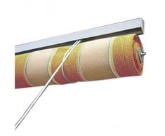 Tenda da sole SOLARIS con rullo. Colore beige rigato; tessuto in PE ombreggiante al 95%. Peso Kg: 4 Altezza: 3 MT Larghezza: 2 MT