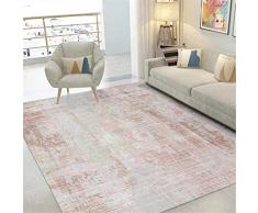 DJHWWD Tappeto Entrata Esterno Tappeto Morbido Tappeto Rosa sfocato Modello Antico Soggiorno Durevole Tappeti Stanza da Letto Tappeti per Camera Rosa 80X160CM