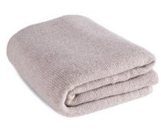 Coperta Copriletto in Cashmere Extra Grande - Neutro Chiaro - Fatta su Ordinazione, 2 Taglie Disponibili - Realizzato a mano ad in Scozia con Love Cashmere