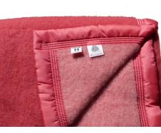 Comptoir du Linge LAI522ROS - Coperta Matrimoniale di lana, 240 x 220 cm, colore: Rosa