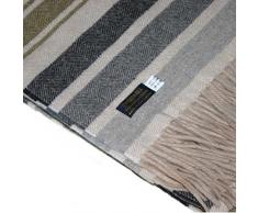 PISTACHIO STRIPE &-PLAID IN LANA D'AGNELLO, FANTASIA CASHMERE, O