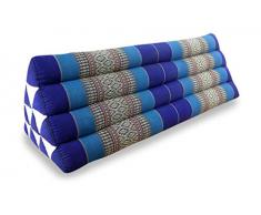 livasia | Cuscino Triangolare thailandese Largo | Sostegno di Schiena e nuca | Cuscino per Lettura o Televisione o Relax