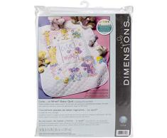 Bambino abbraccia carino.O cosa? Trapunta timbrato punto croce Kit-34 X 43